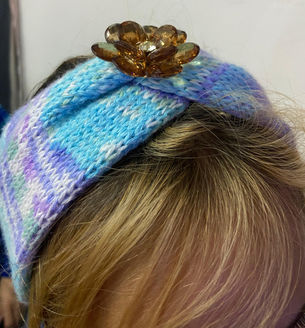 DIADEMAS TEJIDAS A CROCHET