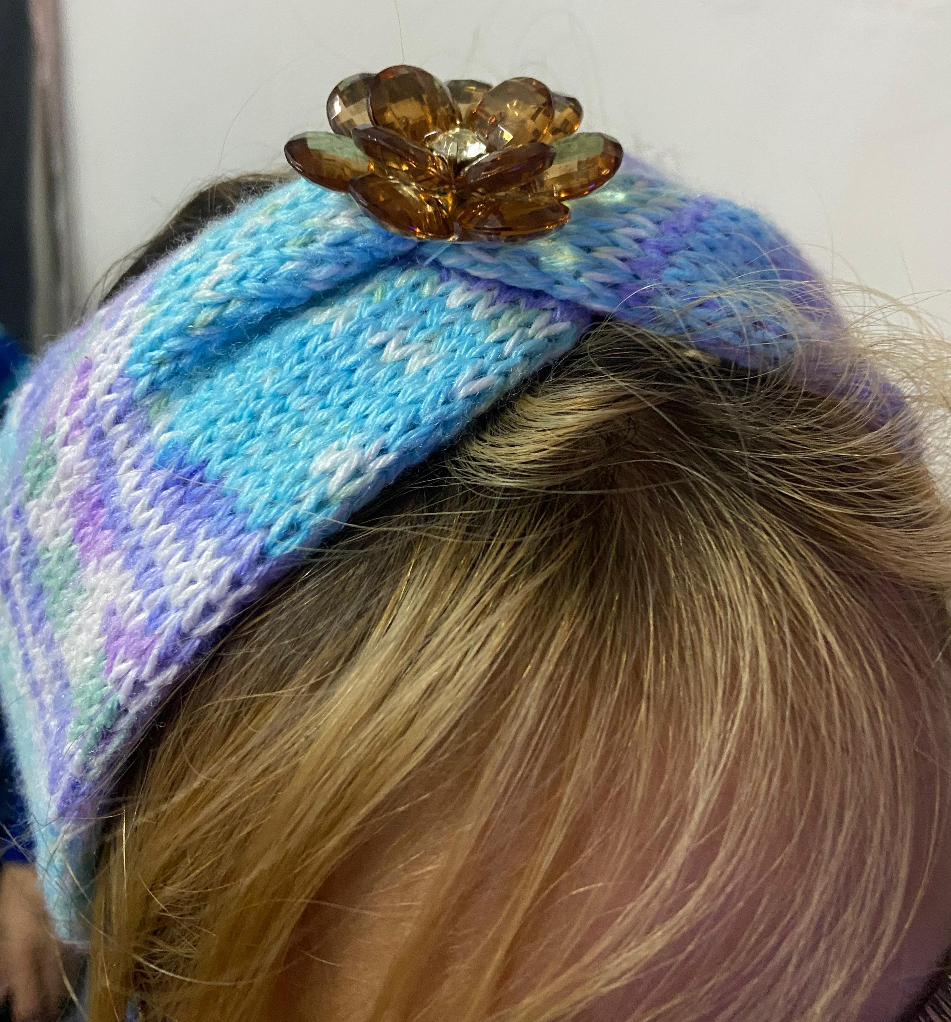 DIADEMAS TEJIDAS A CROCHET